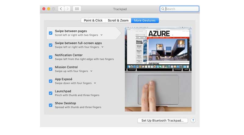 Kuasai dan fahami pelbagai fungsi Trackpad