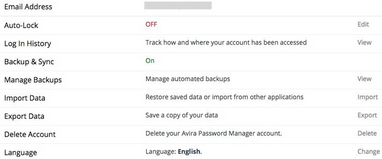 Review aplikasi Avira Password Manager