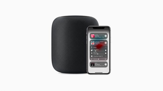 HomePod and iPhone